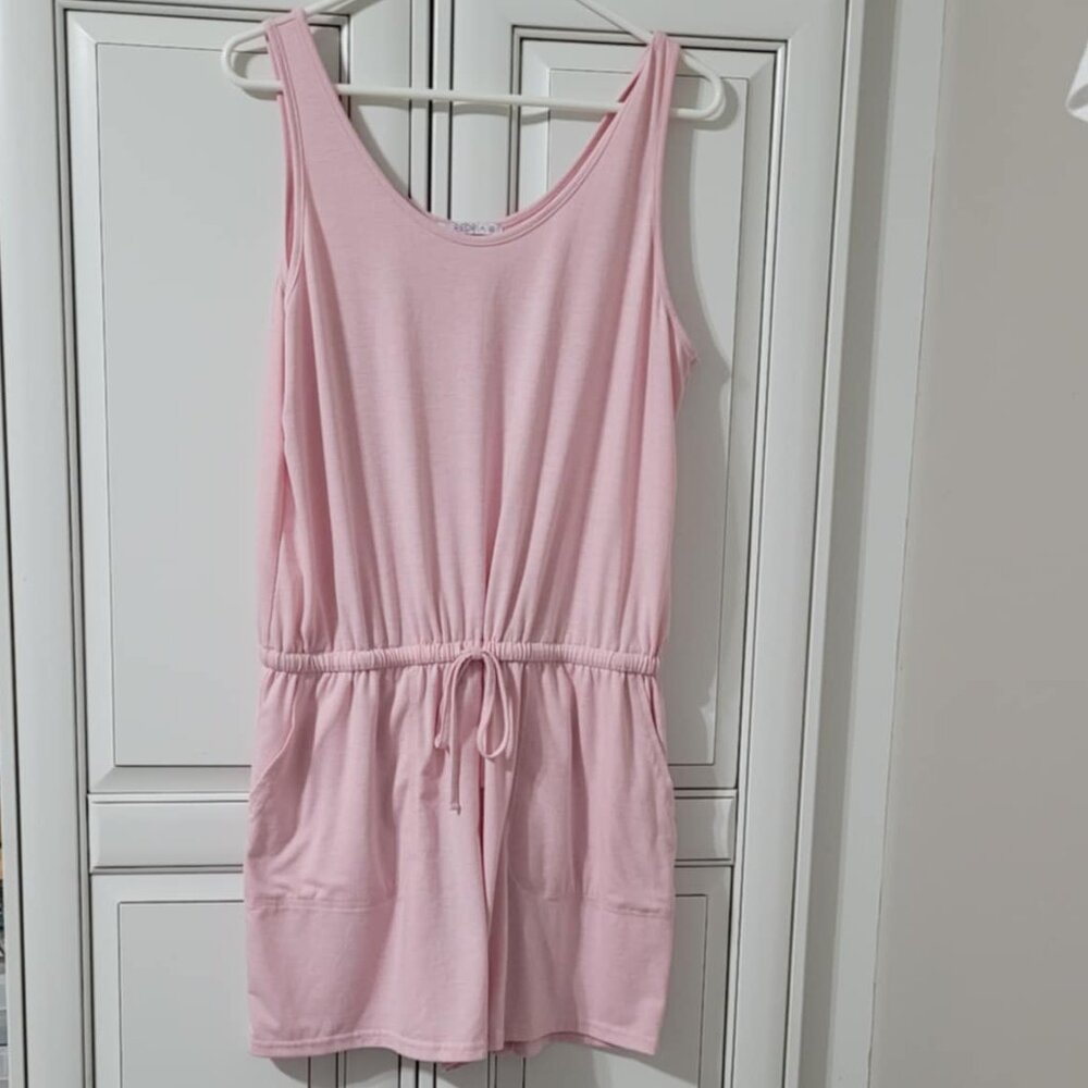 REORIA Women's sleeveless jumper romper XL